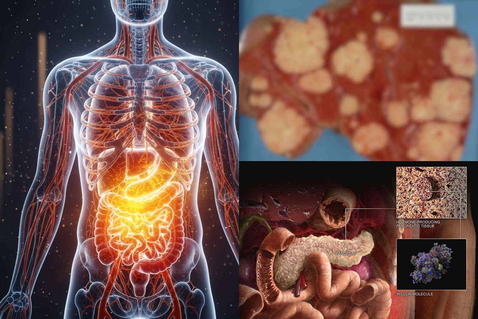 Illustrative diagram related to diabetes risk and symptoms